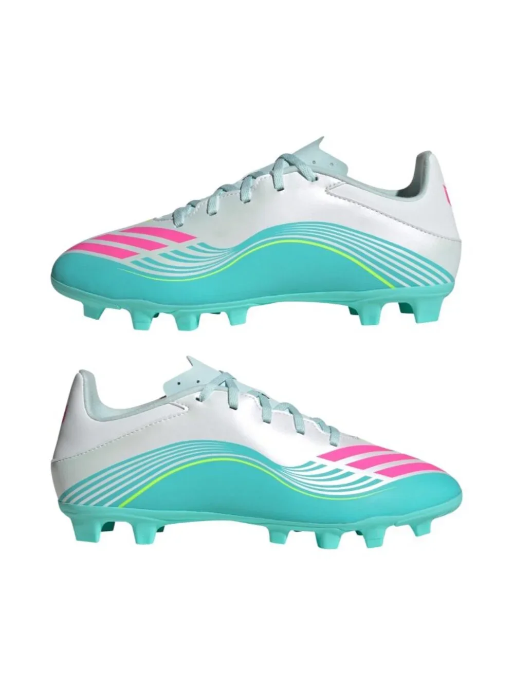 adidas F50 Messi Club Firm/Multi Ground Unisex 8m/9w Soccer White JQ0946 NEW